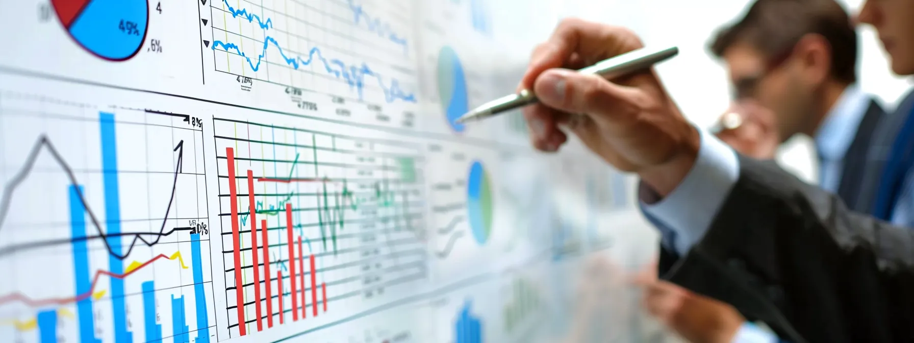 a team of marketers gathered around a whiteboard, analyzing charts and graphs, with focused expressions and pens in hand, showing determination and dedication in overcoming marketing failures.